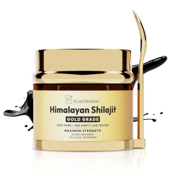 Plantanium Shilajit Resin Himalaya frasco
