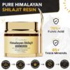 Detalle de minerales en Shilajit Plantanium