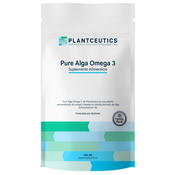 Plantceutics Omega-3 frente a botella