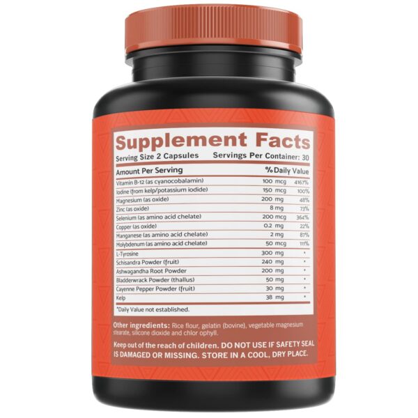 Version 1.0.0 Frasco Plantful Thyroid con etiqueta lateral