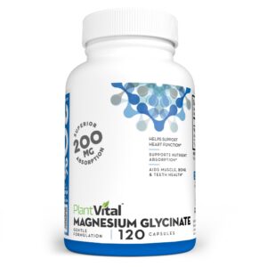 Frente del envase Plantvital glicinato de magnesio