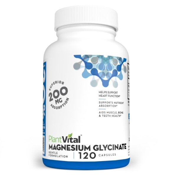 Frente del envase Plantvital glicinato de magnesio