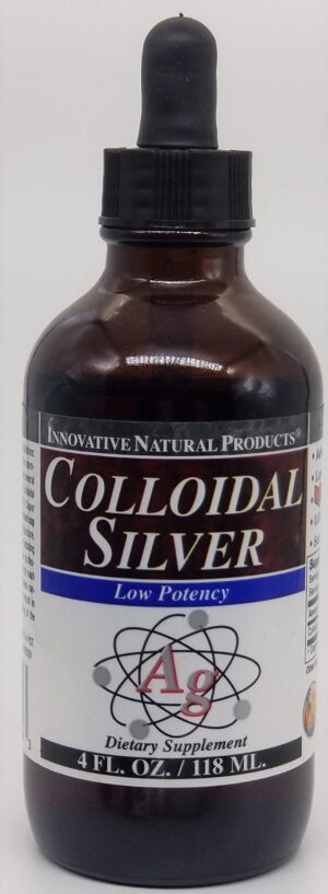 Plata coloidal 50 ppm, botella de 4 oz