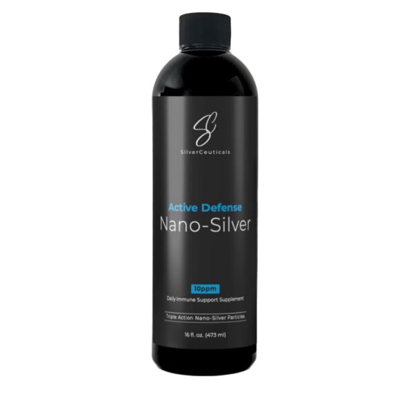 Frasco de plata coloidal Nano SilverCeuticals