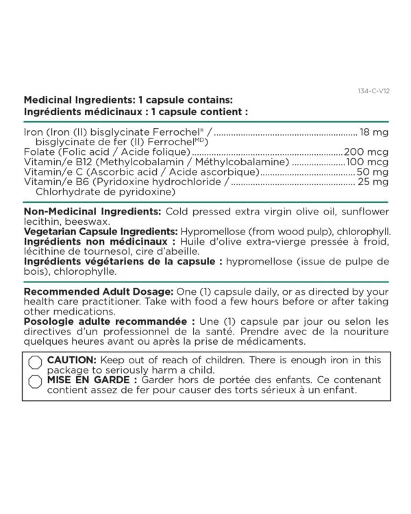 Etiqueta lateral de la botella
