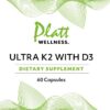 Etiqueta de Platt Wellness Ultra K2 MK-7 y D3