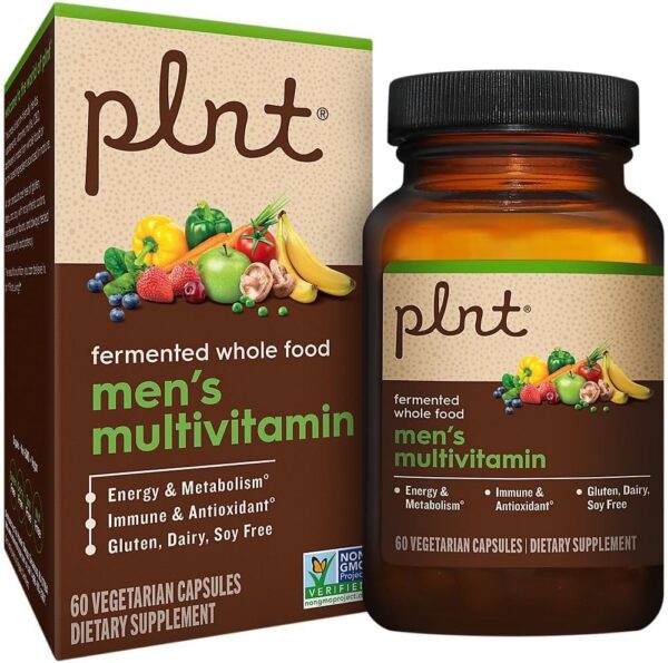 Multivitamínico de alimentos enteros para hombres - plnt