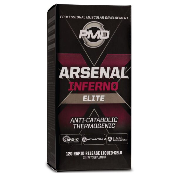 Frasco de Arsenal X Inferno gel termogénico frontal