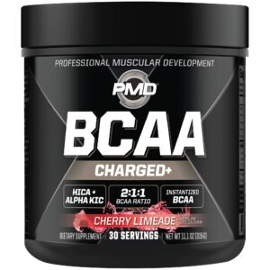 Version 1.0.0 PMD Charged BCAA etiqueta frontal