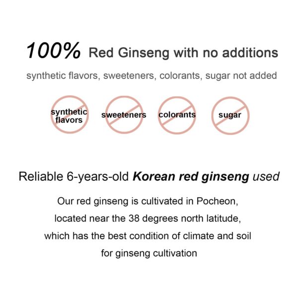 Extracto Pocheon ginseng rojo raíces coreanas