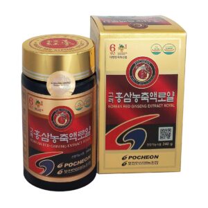 Version 1.0.0 Pocheon Ginseng Rojo Coreano extracto botella 240g