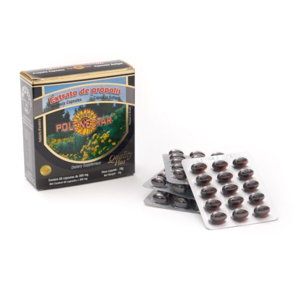 Version 1.0.0 Suplemento Polenectar 300 mg propóleos y vitamina E en softgels