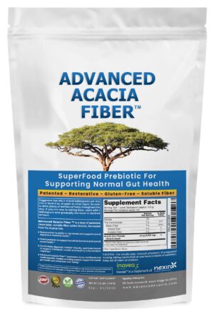 Polvo Advanced Acacia Fiber fibra soluble para salud intestinal