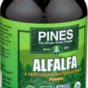 Polvo de alfalfa Pines USDA orgánico sin gluten