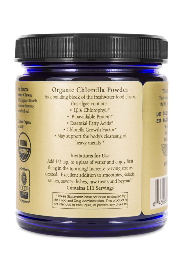 Polvo de algas chlorella para nutrición saludable