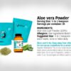 detalle polvo aloe vera natural por dr wakde en bolsa alimento seguro