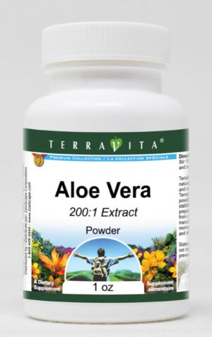 Polvo de Aloe Vera TerraVita paquete de 3 frascos