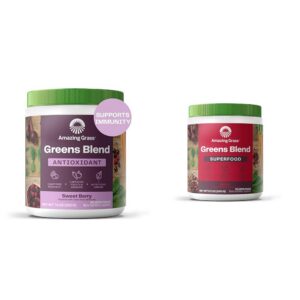 Polvo Amazing Grass super greens antioxidante envase frontal