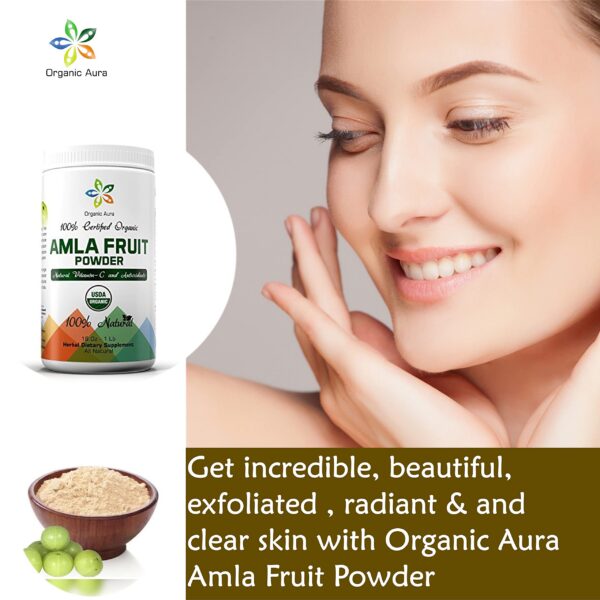 Polvo amla puro natural con vitamina c