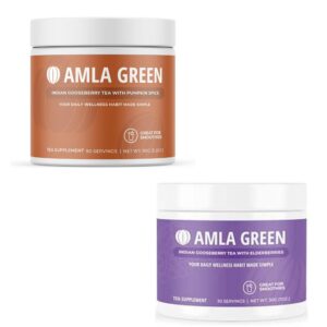 Polvo de amla y té verde superalimento antioxidante