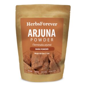 Polvo de Arjuna HerbsForever en envase de 454 gramos