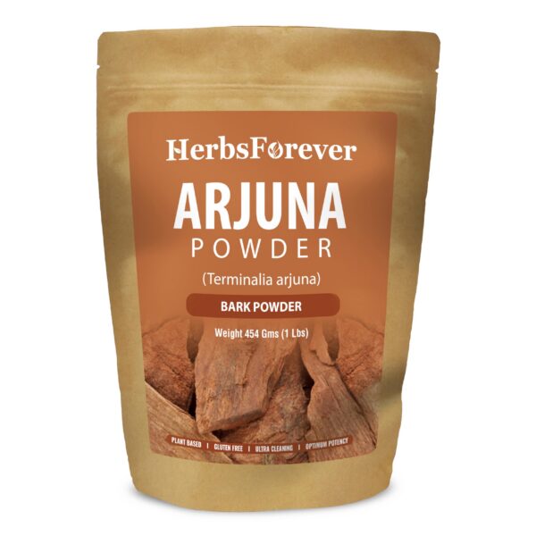 Version 1.0.0 Polvo de Arjuna HerbsForever en envase de 454 gramos