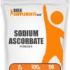 Polvo de ascorbato de sodio BulkSupplements sin gluten 100g