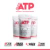 Polvo ATP BulkStimulants sobre mesa blanco