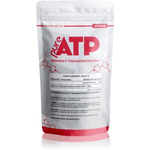 Polvo ATP puro BulkStimulants envase frontal 20 gramos