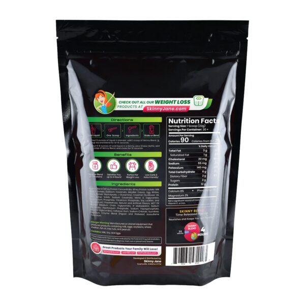 Version 1.0.0 Polvo de batido proteico Skinny Blend para dieta keto y baja en carbs