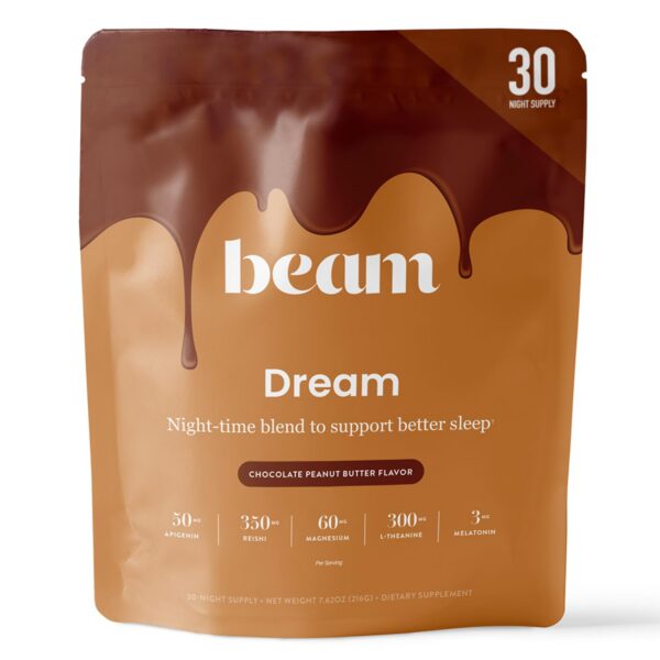 Polvo Beam Dream para dormir mezcla natural con magnesio y melatonina