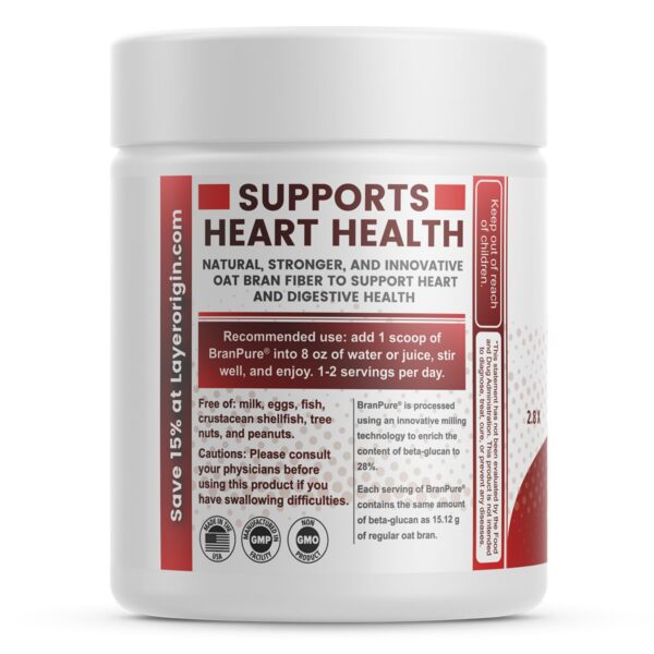 Polvo concentrado de beta-glucano soluble para salud cardiaca