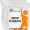 Version 1.0.0 Polvo de biotina BulkSupplements 10000mcg paquete grande