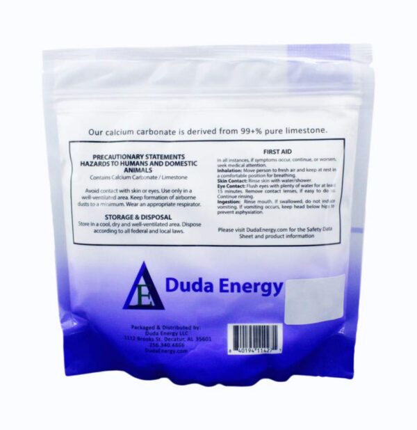 Version 1.0.0 Polvo blanco de carbonato de calcio Duda Energy
