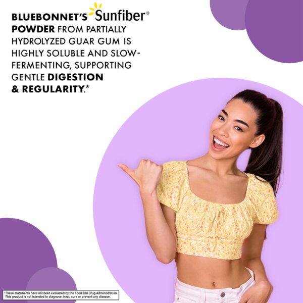 Version 1.0.0 Polvo BlueBonnet Sunfiber fibra soluble vegana y sin sabor