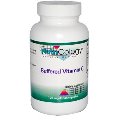 Polvo buffer de vitamina C 500 mg en empaque