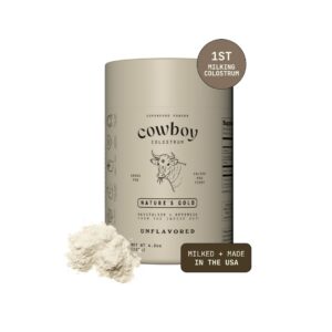 Version 1.0.0 Polvo de calostro bovino Cowboy para salud y bienestar