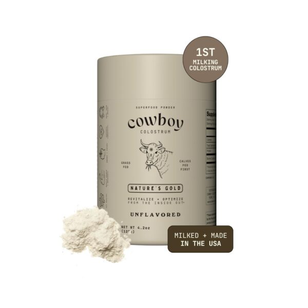 Polvo de calostro bovino Cowboy para salud y bienestar