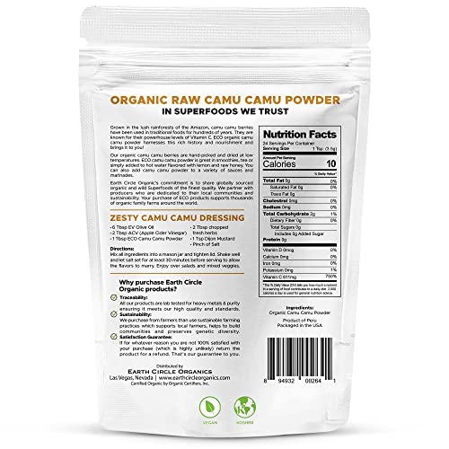 Version 1.0.0 polvo camu camu orgánico rico en vitamina c puro y vegano