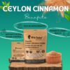 Polvo canela ceilán orgánica certificado natural
