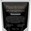 Polvo de carbón activado Plant Guru con coco y grado alimenticio