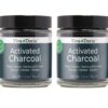 Polvo carbón activado Viva Doria frascos vidrio paquete doble