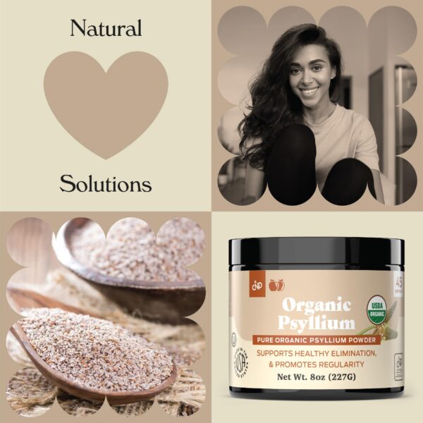 Polvo cáscara psyllium fibra natural para colon limpio