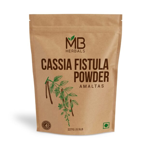 Version 1.0.0 Polvo Cassia Fistula MB Herbals envase 227 gramos