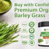 Calidad del polvo de cebada orgánica alta en vitaminas y minerales