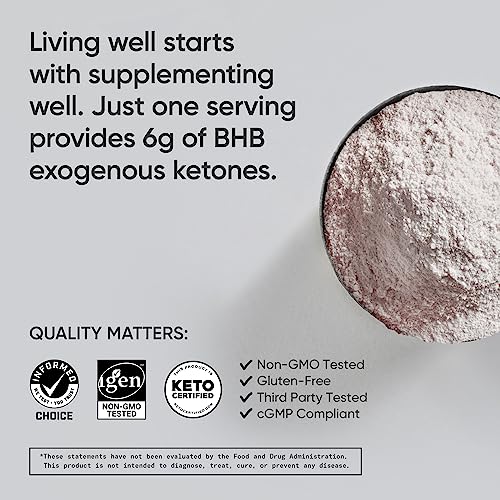 Polvo cetonas BHB vegano y certificado Keto Sports Research