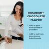 Polvo de colágeno Multi Colágeno chocolate con caja y etiquetas