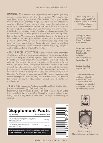 Polvo de Cordyceps para resistencia y apoyo inmunológico