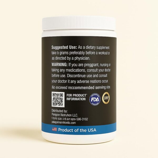 Version 1.0.0 Interior del polvo Creatine Monohydrate sin sabor