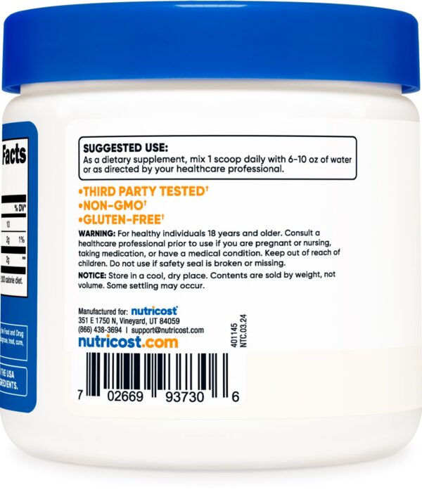 Polvo de D-Mannosa en uso con agua